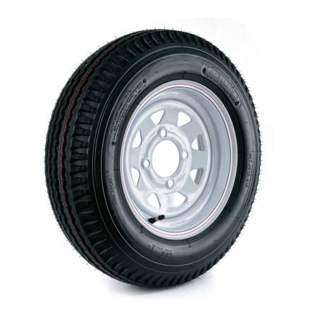 Martin Wheel Martin Wheel Kenda Loadstar Trailer Tire and 4-Hole Custom Spoke Wheel (4/4) DM452C-4C-I - 530-12 DM452C-4C-I